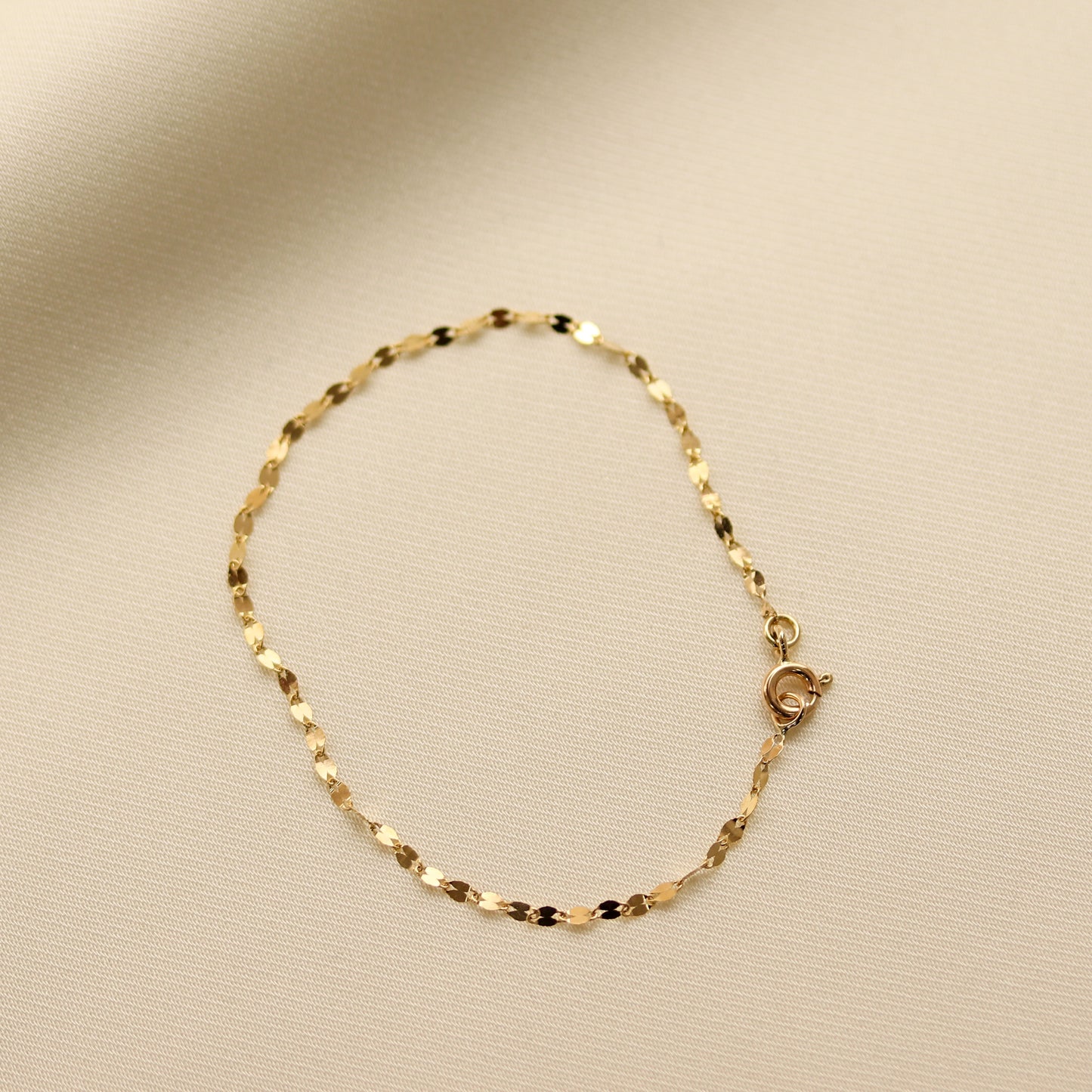 Hammered Chain Bracelet