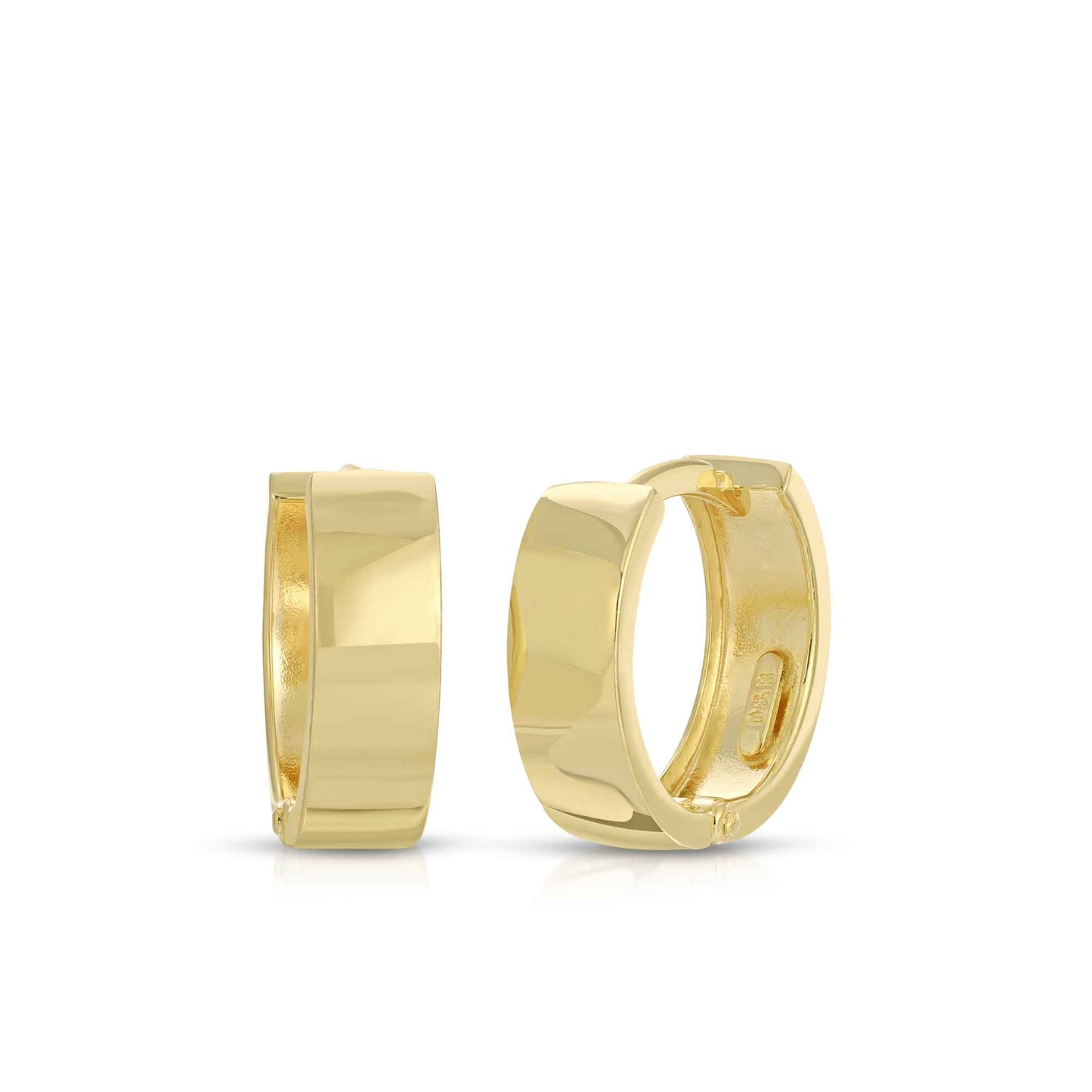 Bold Huggie Hoop Earrings