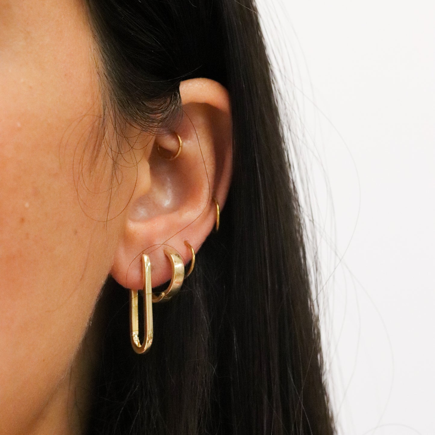 Long Paperclip Earrings