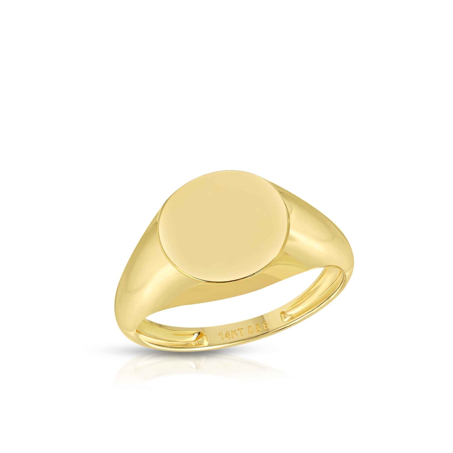Round Signet Ring