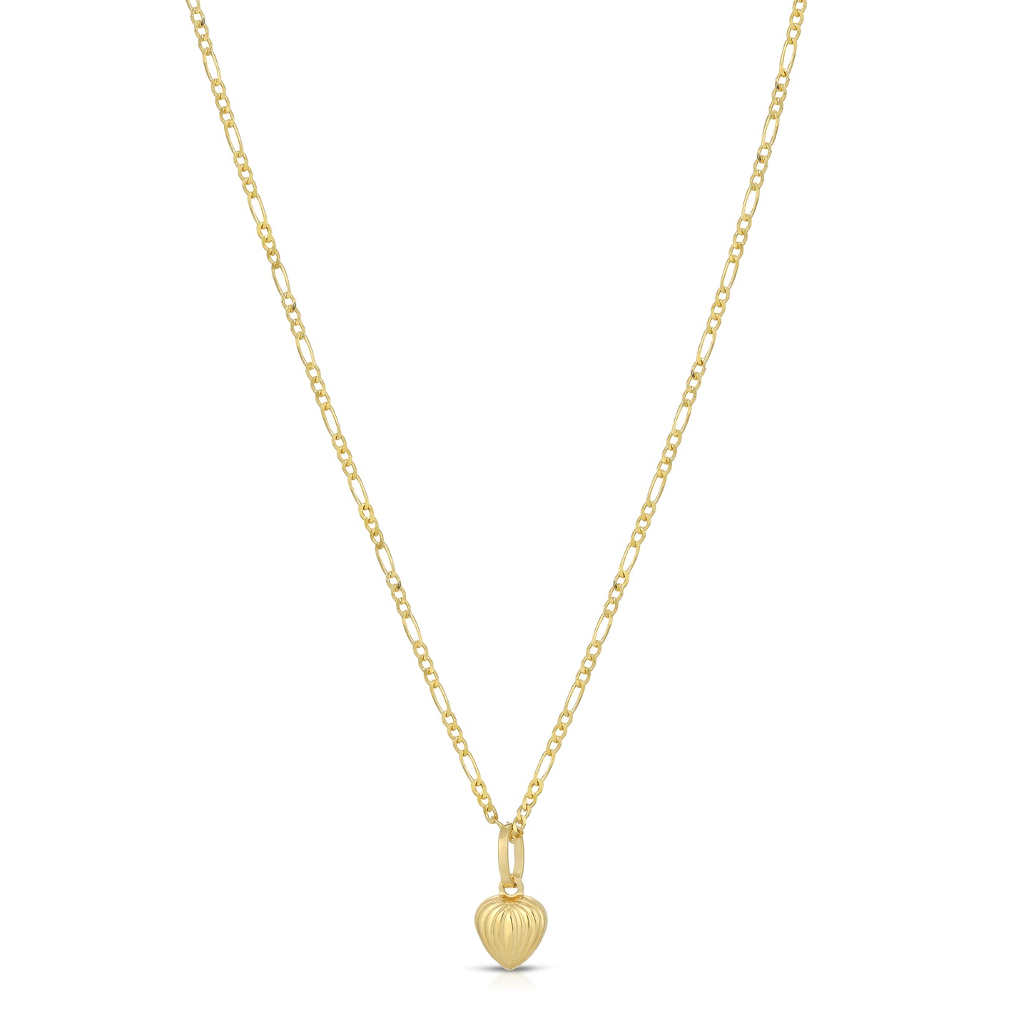 Striped Heart Necklace