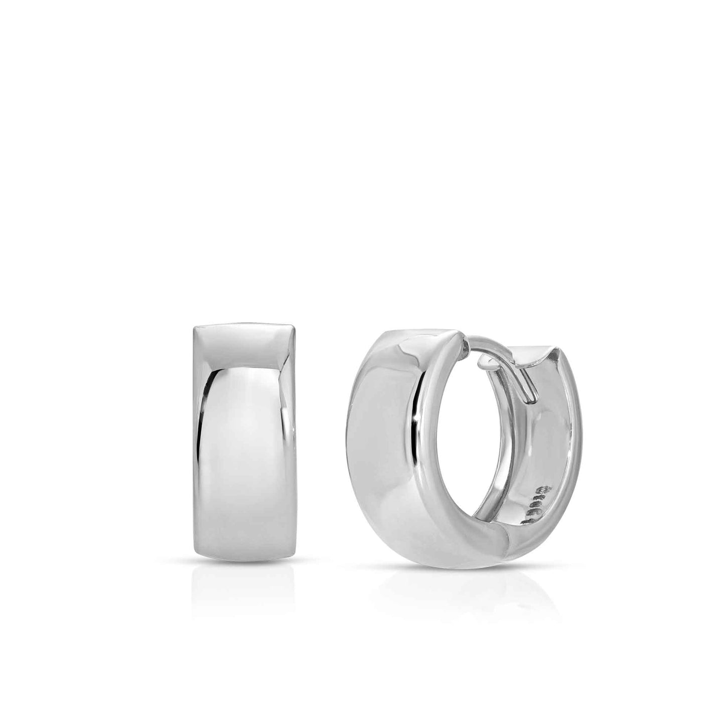 Bold Huggie Hoop Earrings
