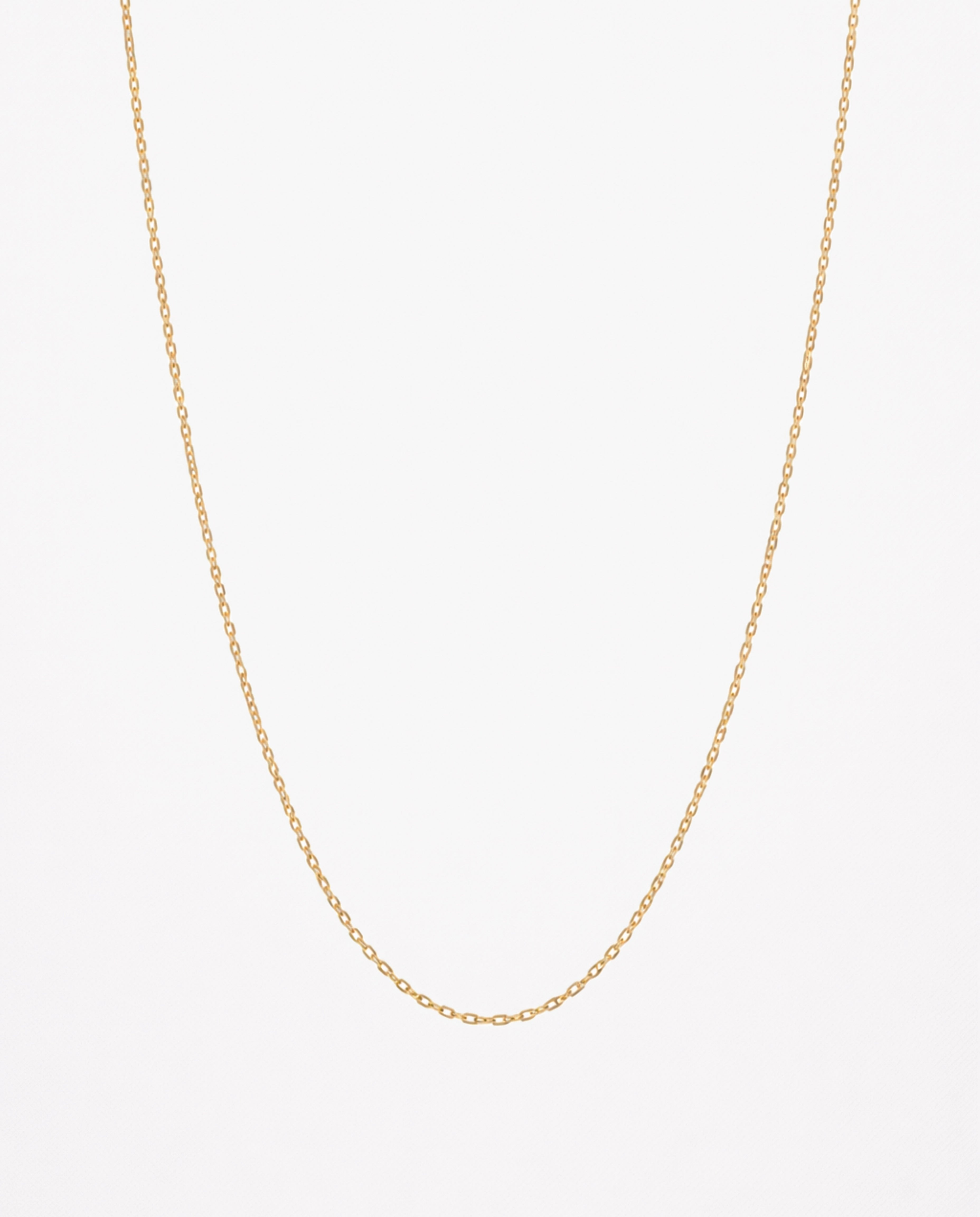 1mm Paperclip Chain Necklace