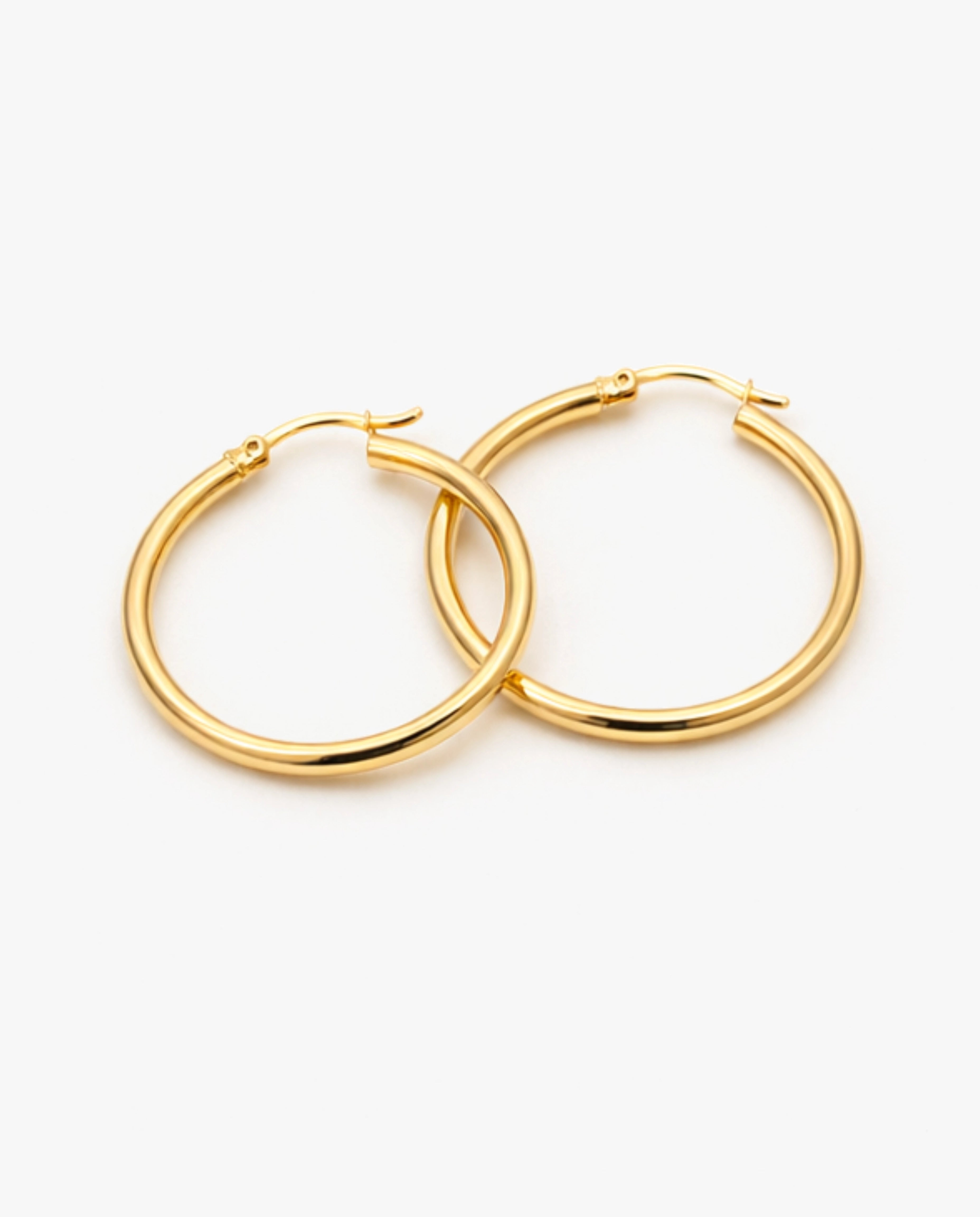 25mm Basic Hoop Earrings