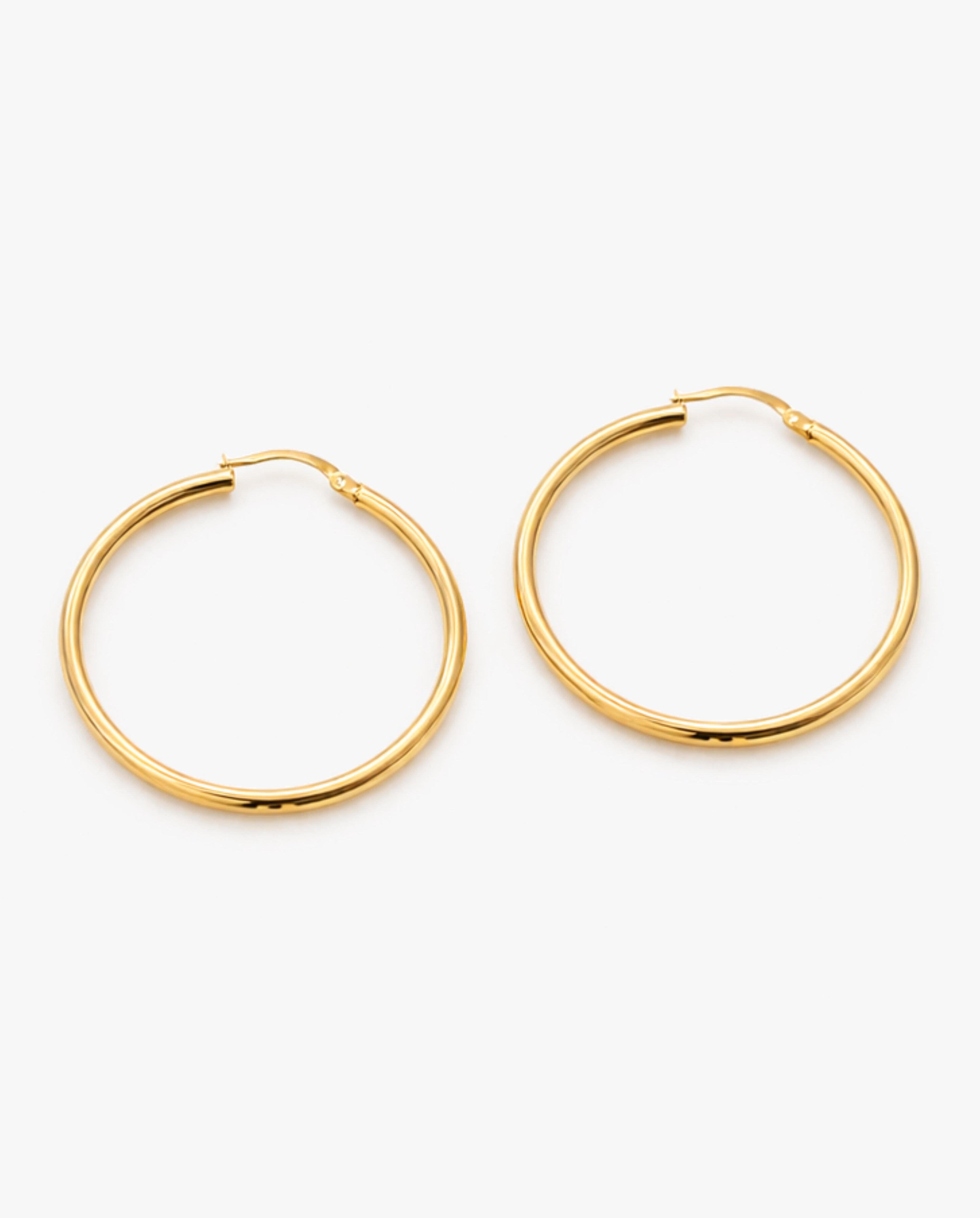 35mm Basic Hoop Earrings