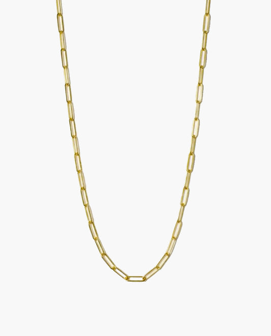 Large Paperclip Chain Necklace