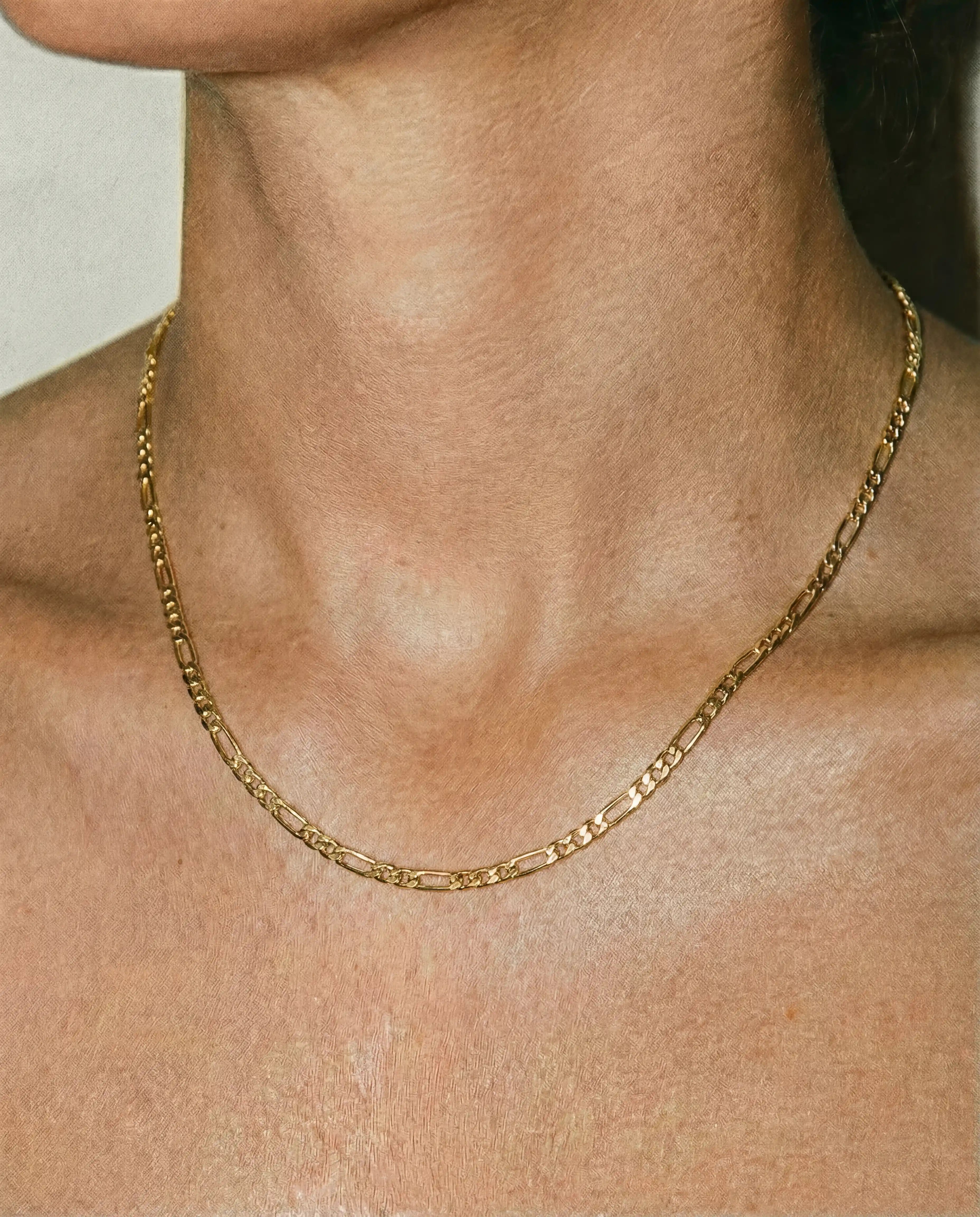 4mm Figaro Chain Necklace