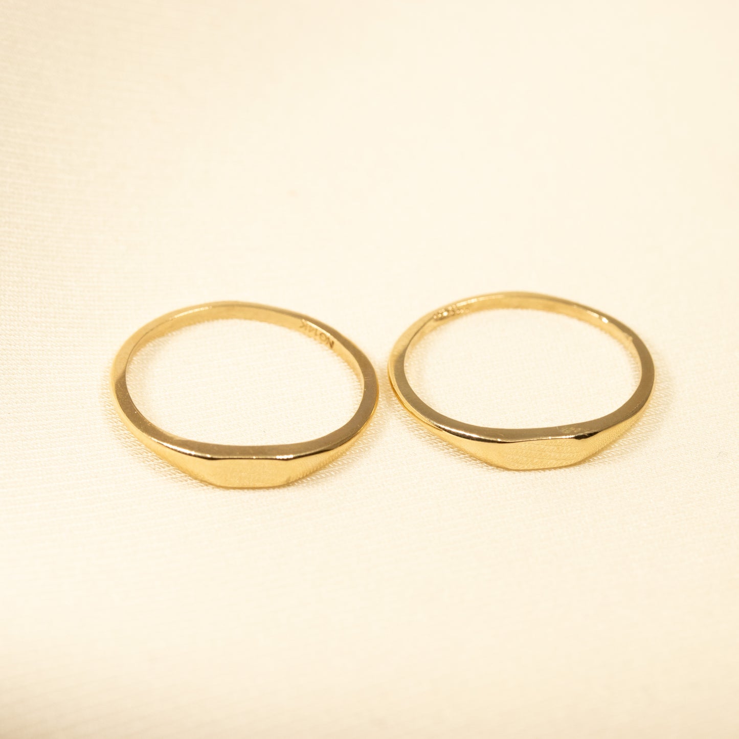 Matching Signet Ring Set