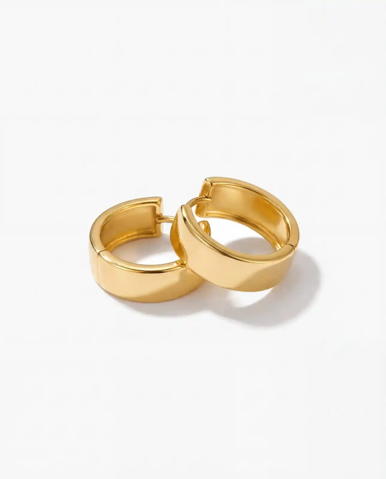 Bold Huggie Hoop Earrings