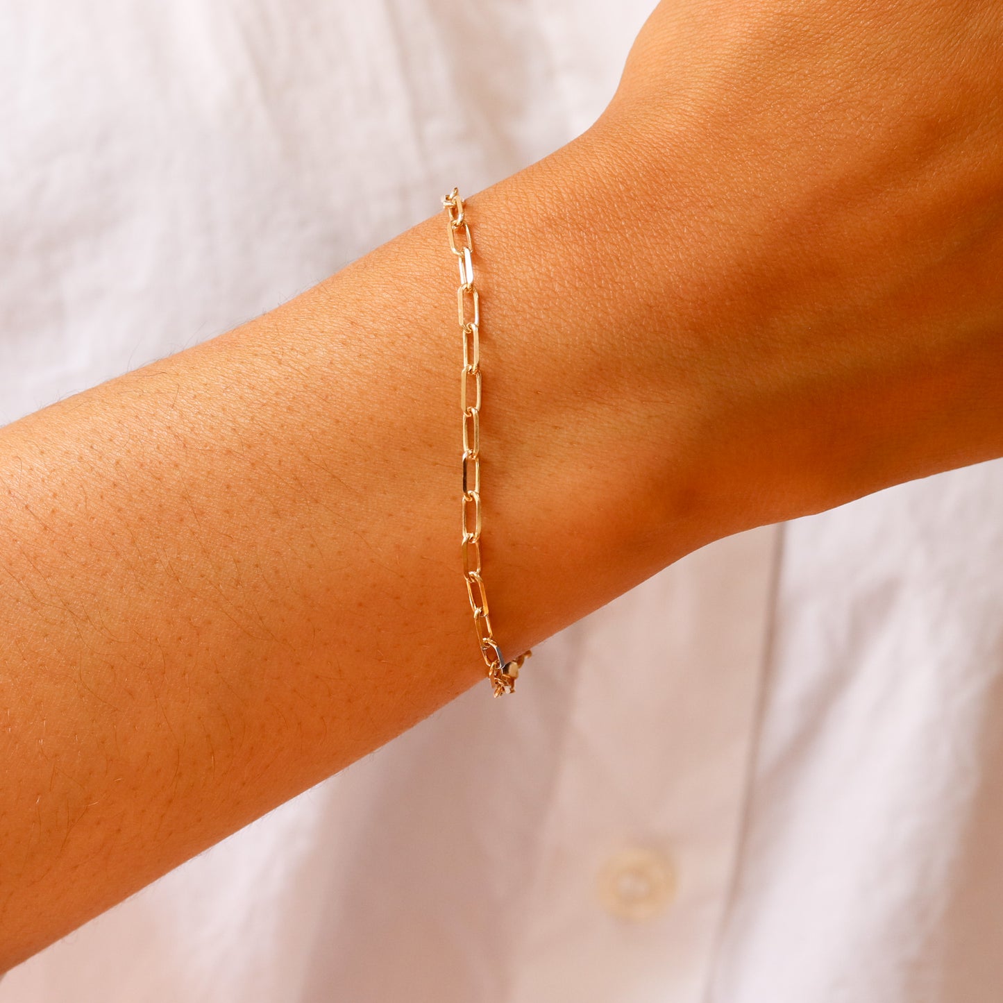 Bold Paperclip Bracelet