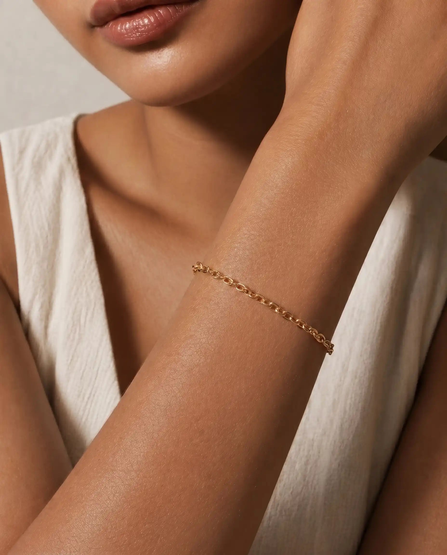 Dainty Rolo Chain Bracelet