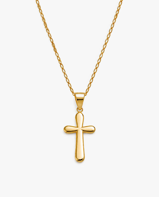 Bubble Cross Necklace
