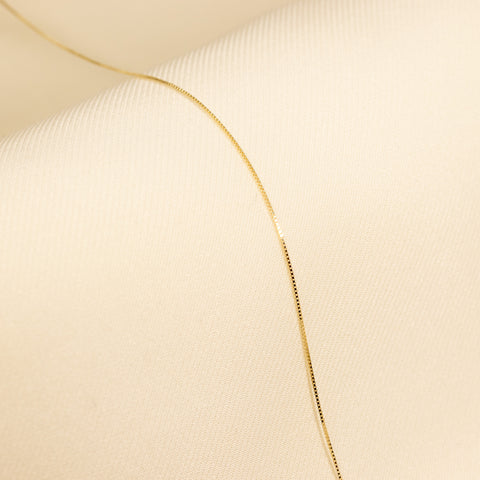 Dainty Box Chain – Design Gold Jewelry