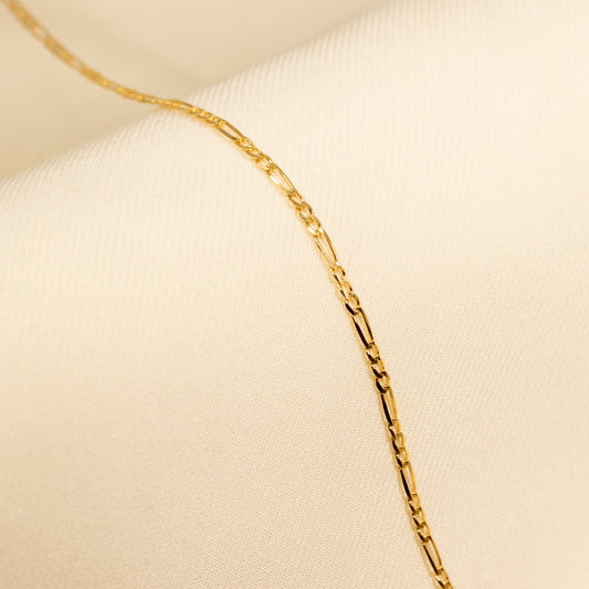 2mm Figaro Chain Necklace