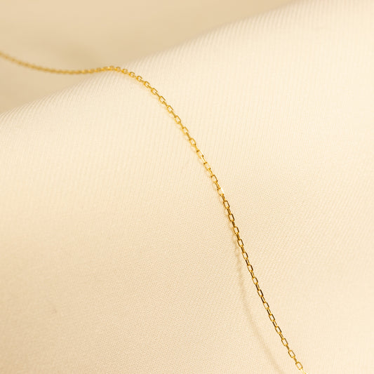 1mm Paperclip Chain Necklace