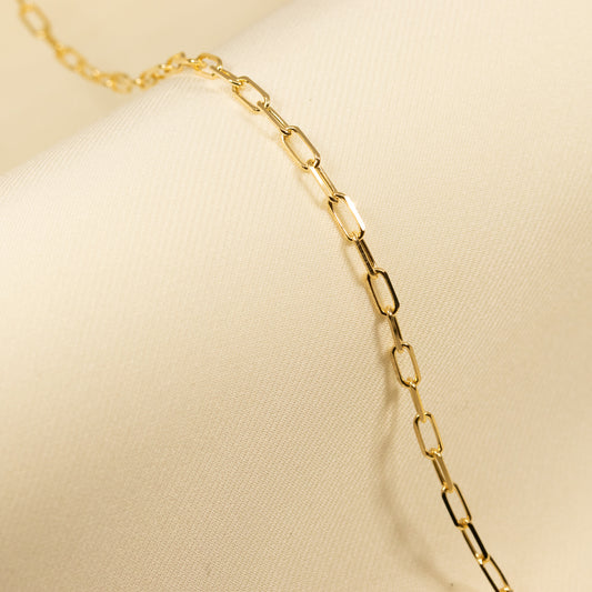 3mm Paperclip Chain Necklace