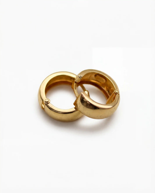 Chubby Huggie Hoop Earrings