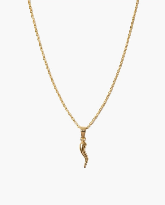 Gold Cornicello Necklace