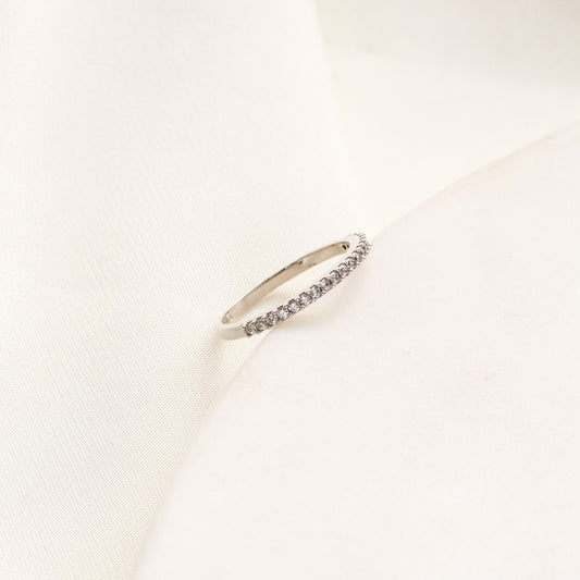 14K White Gold Pavé Ring