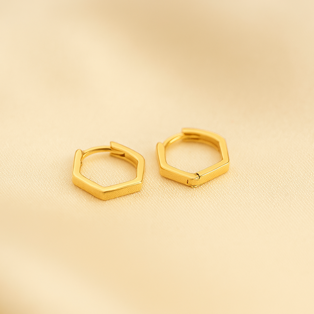 Hexagon Huggies
