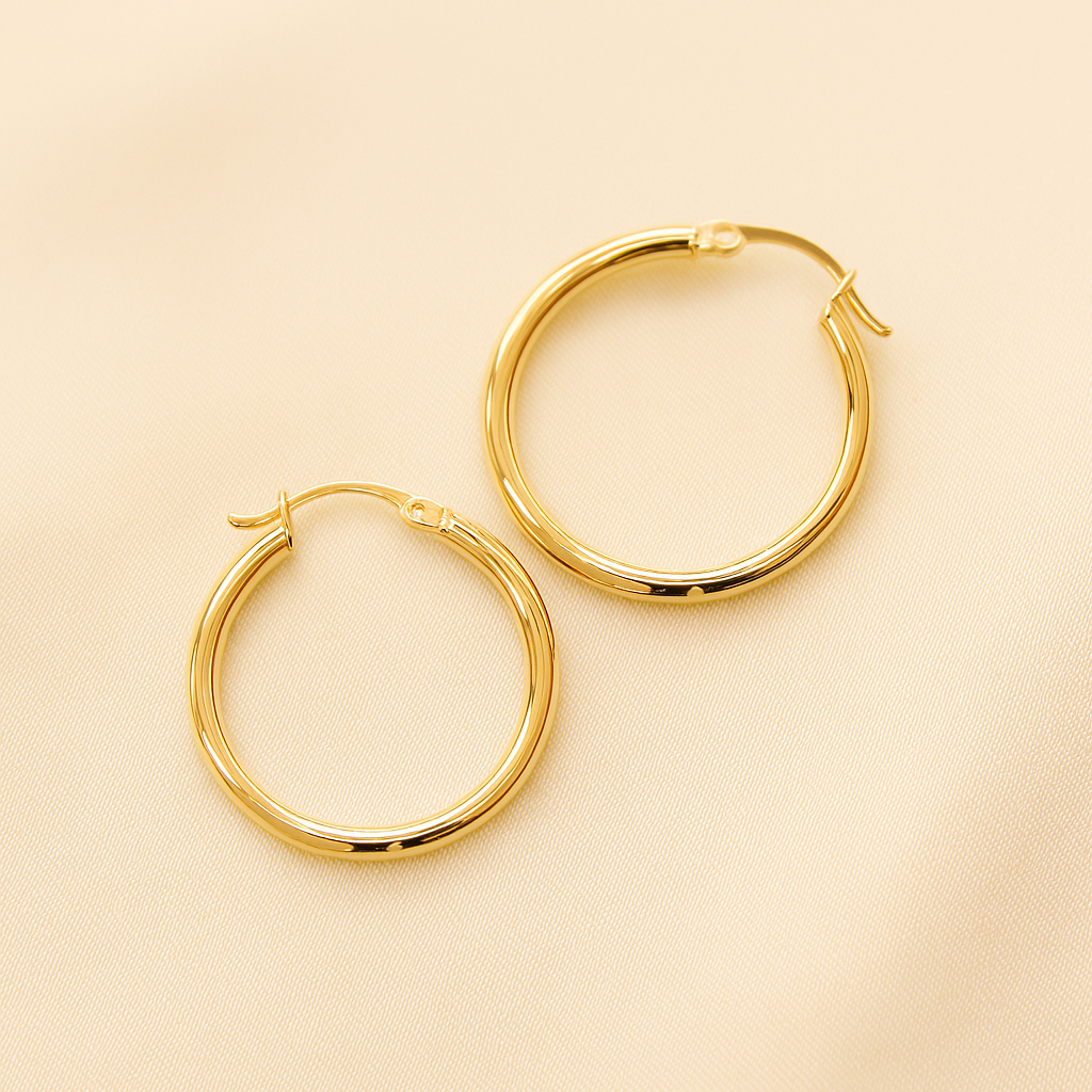 20mm Basic Hoop Earrings