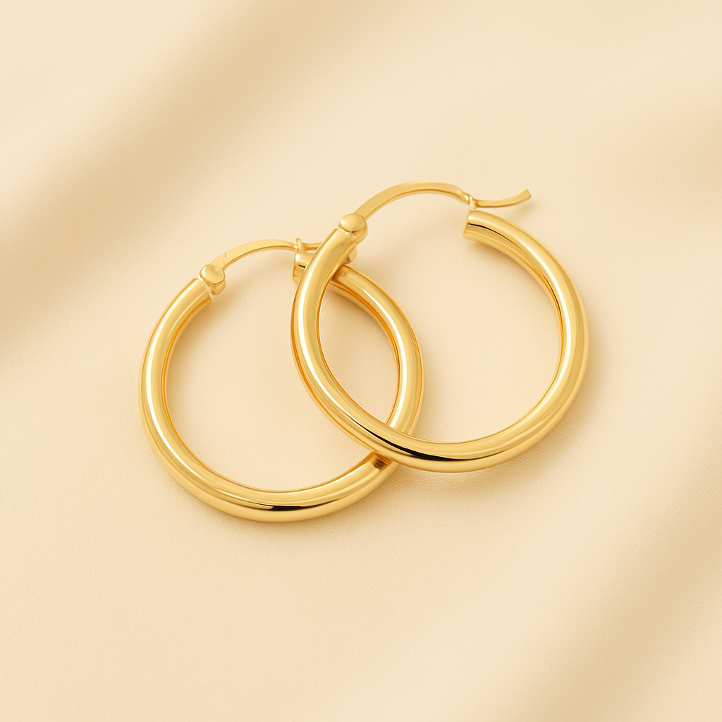 25mm Bold Hoop Earrings