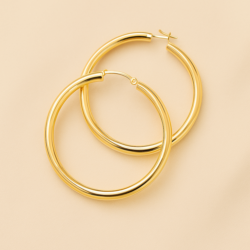 35mm Bold Hoop Earrings