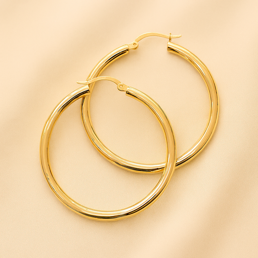 40mm Bold Hoop Earrings