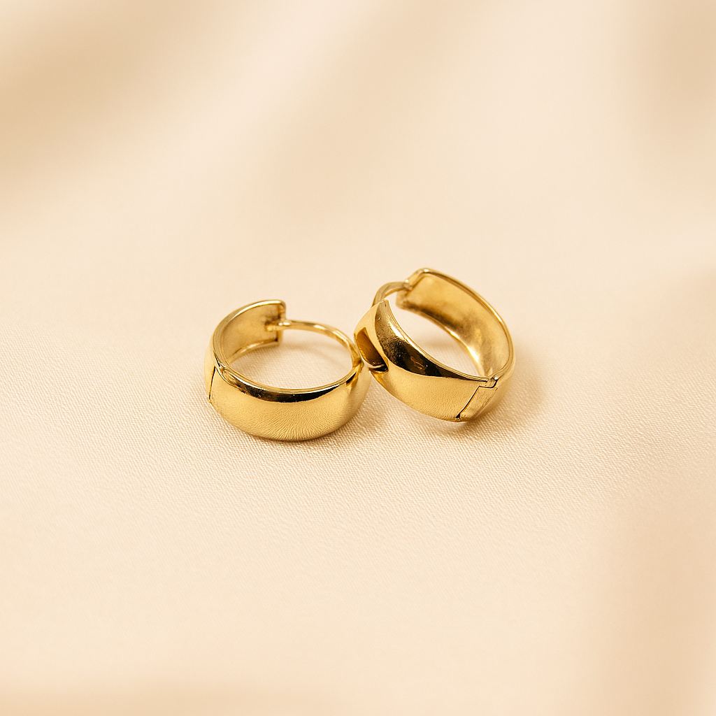 5MM Dainty Polished Huggies