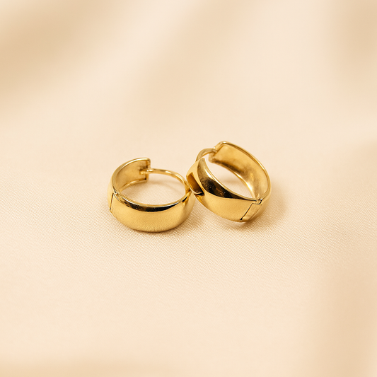 5MM Dainty Polished Huggies