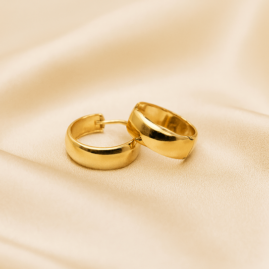 5MM Bold Polished Huggies