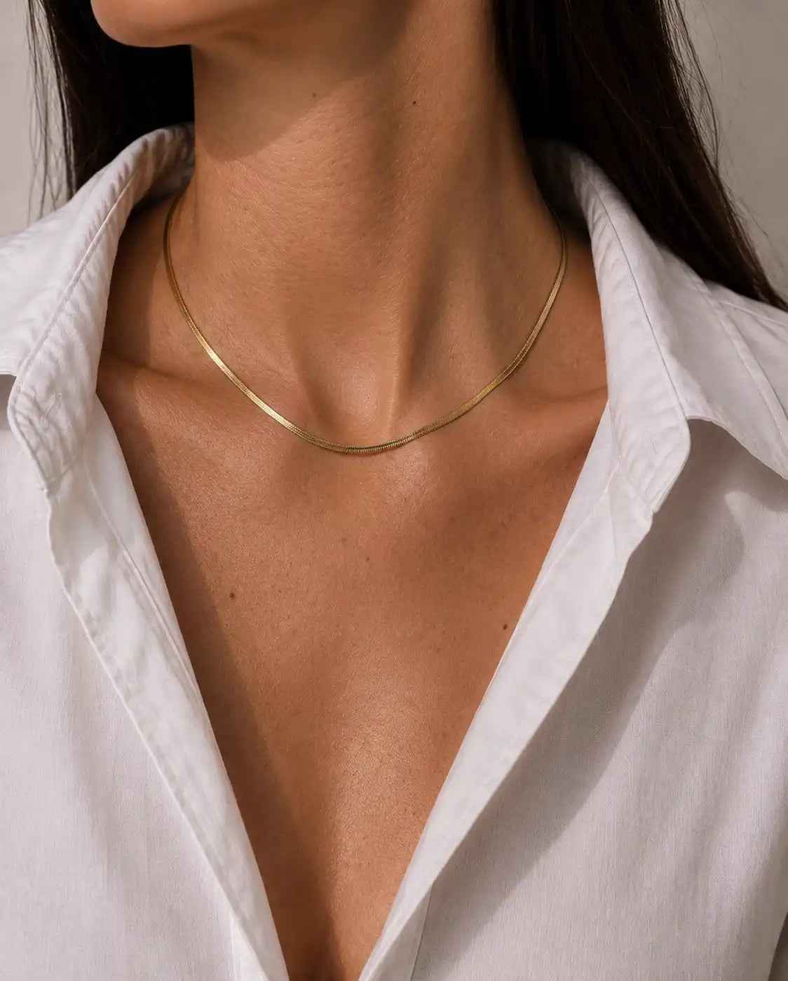 Dainty Herringbone Chain
