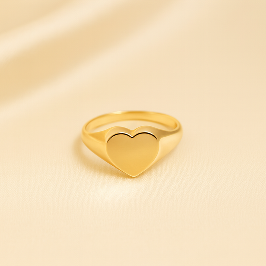 Heart Signet Ring