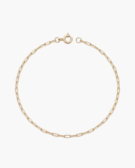 Dainty Paperclip Bracelet
