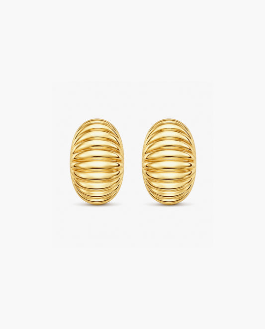 14K Round Tubogas Studs