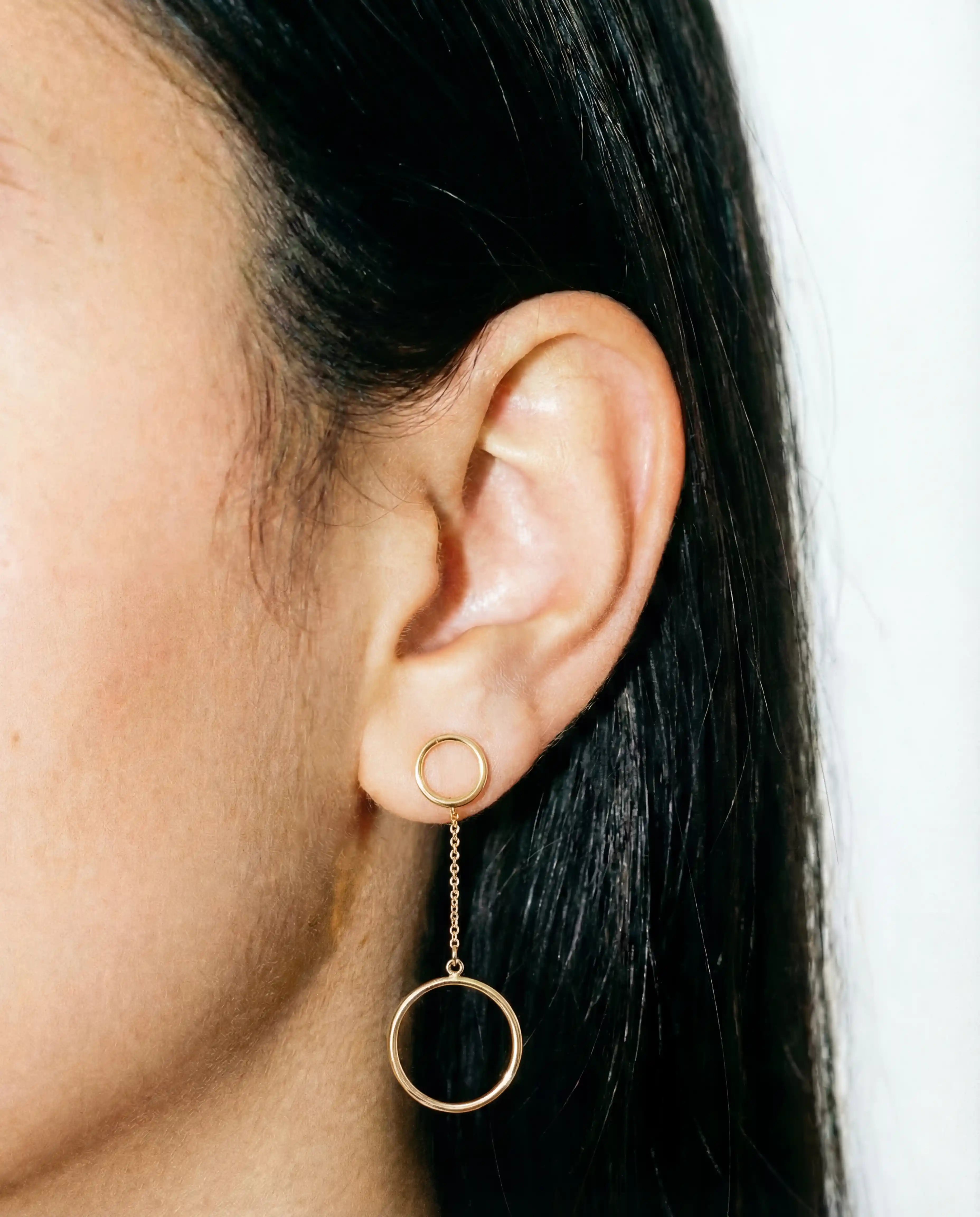 Circle Dangle Earrings