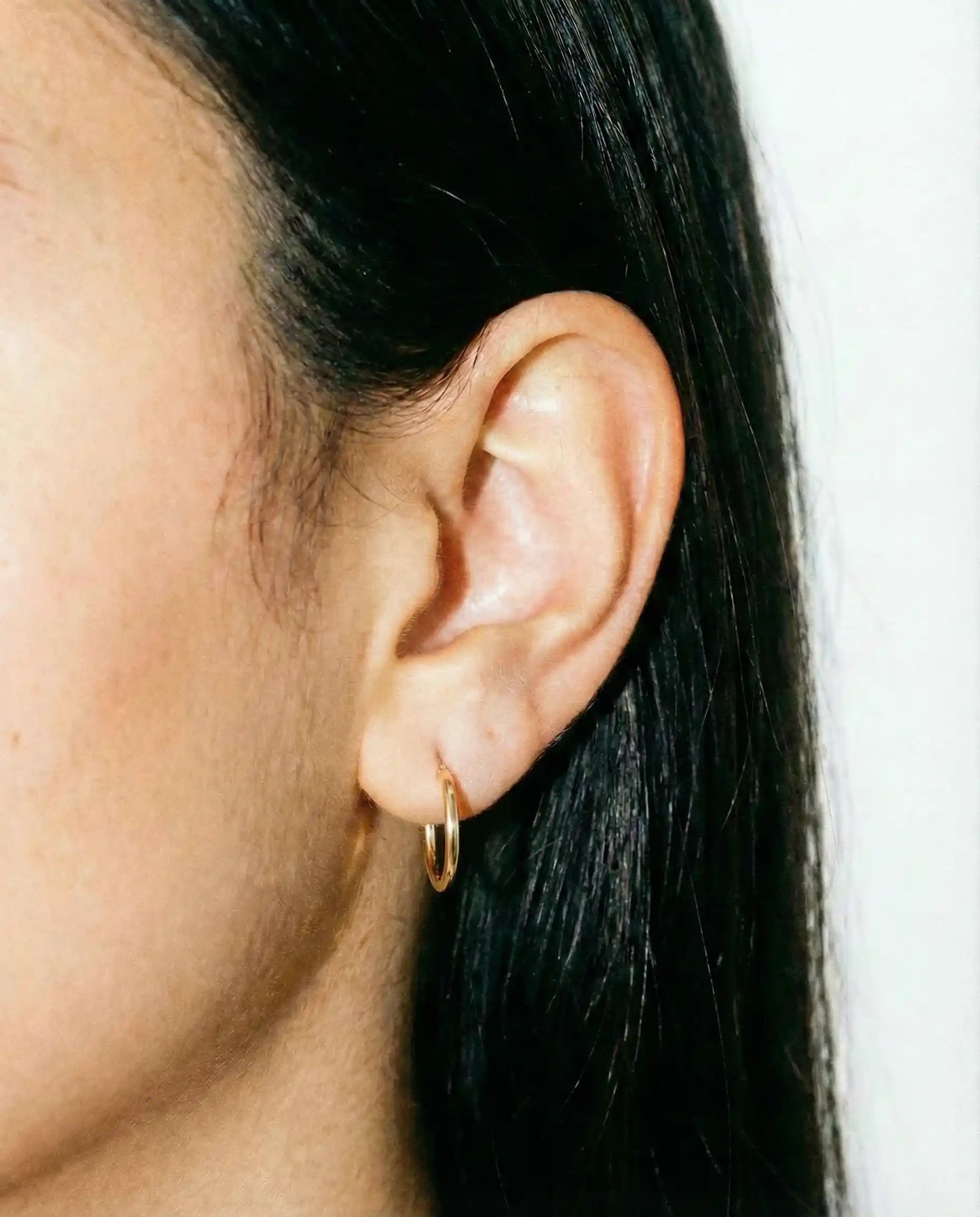 15mm Basic Hoop Earrings