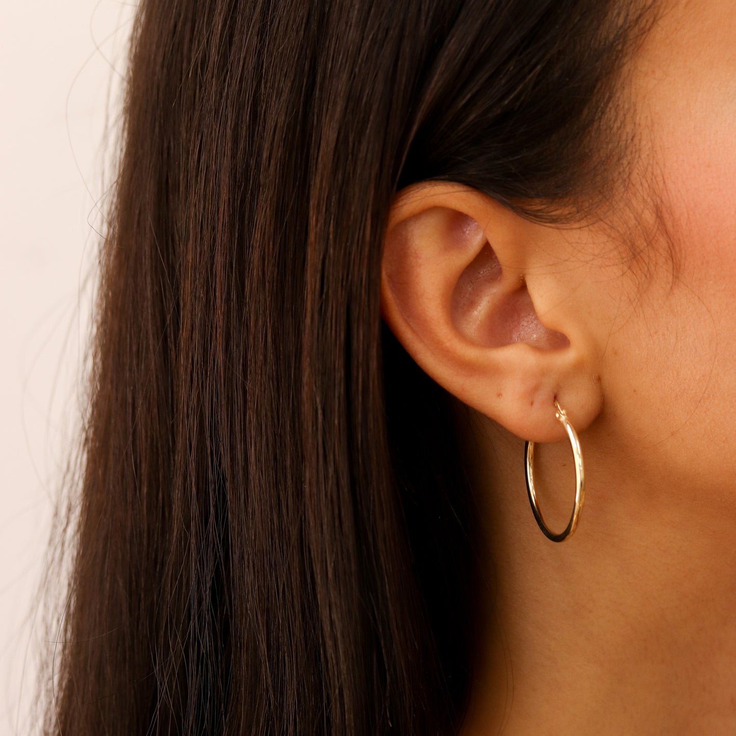 25mm Basic Hoop Earrings