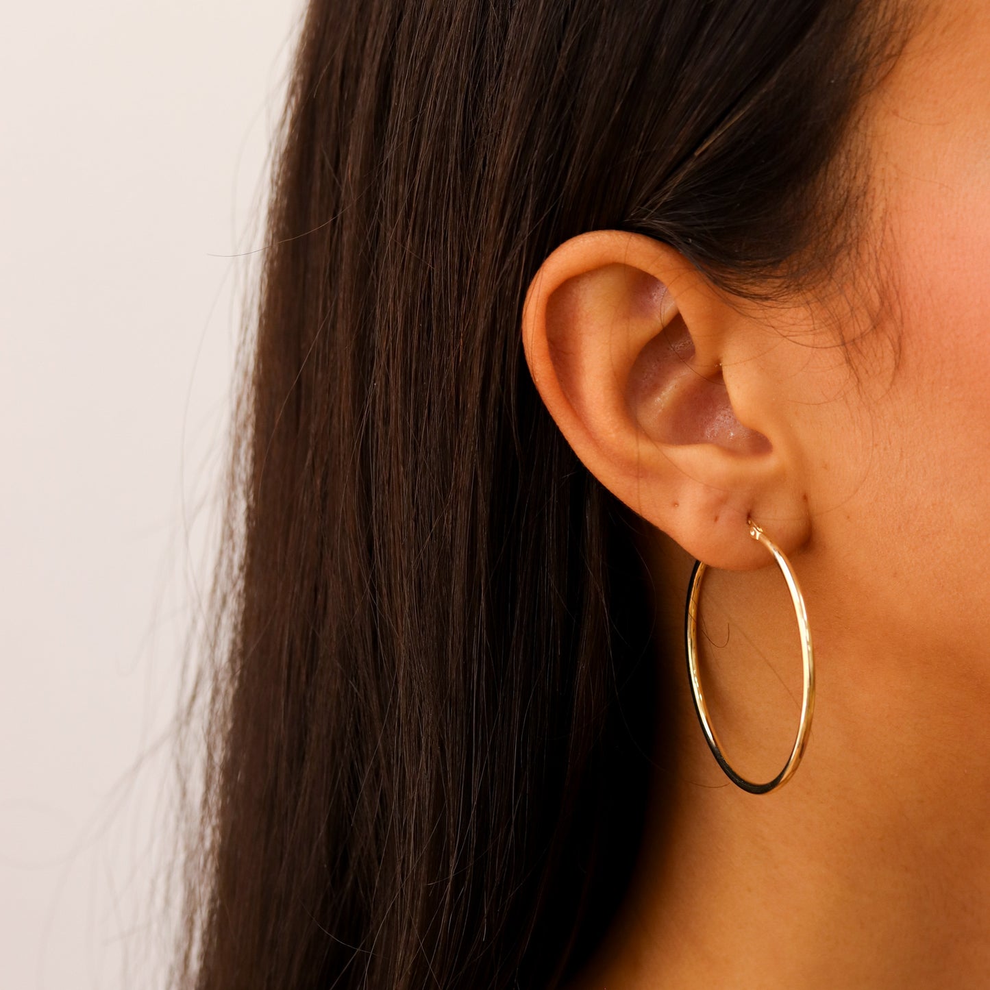 40mm Basic Hoop Earrings