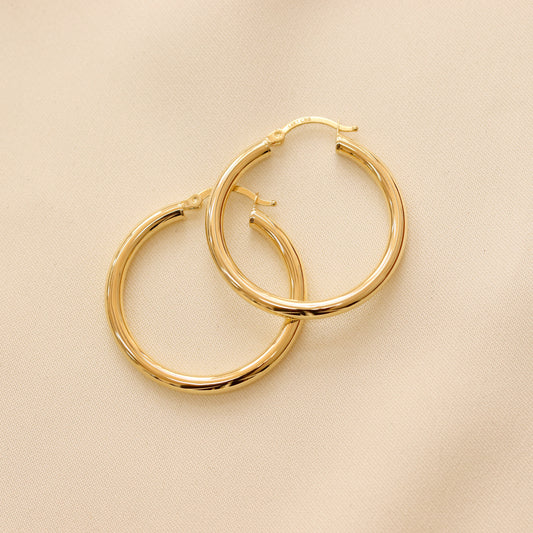 25mm Bold Hoop Earrings