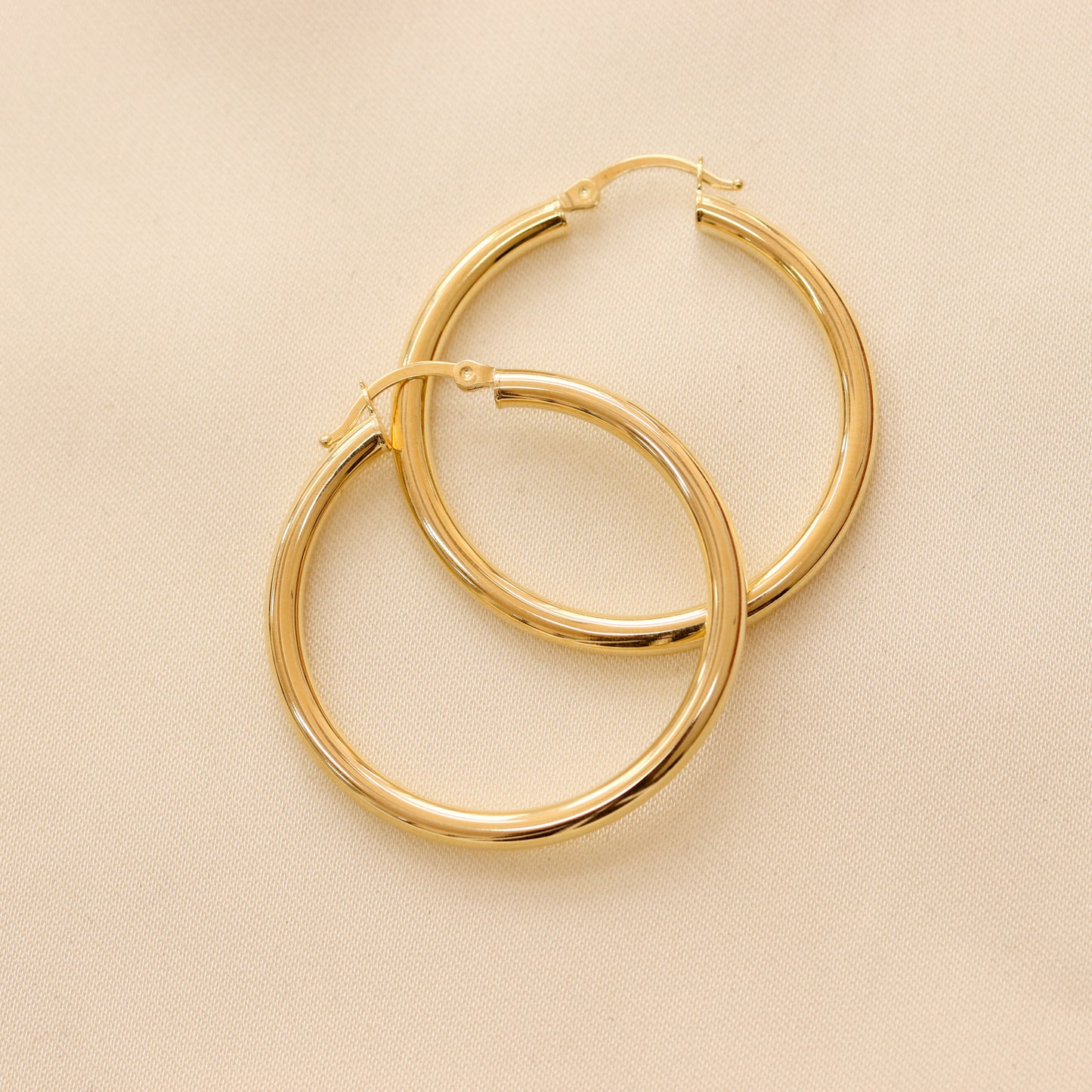 30mm Bold Hoop Earrings