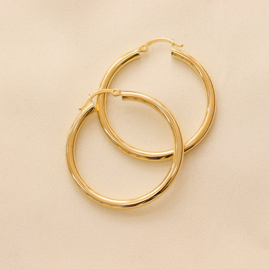 30mm Bold Hoop Earrings