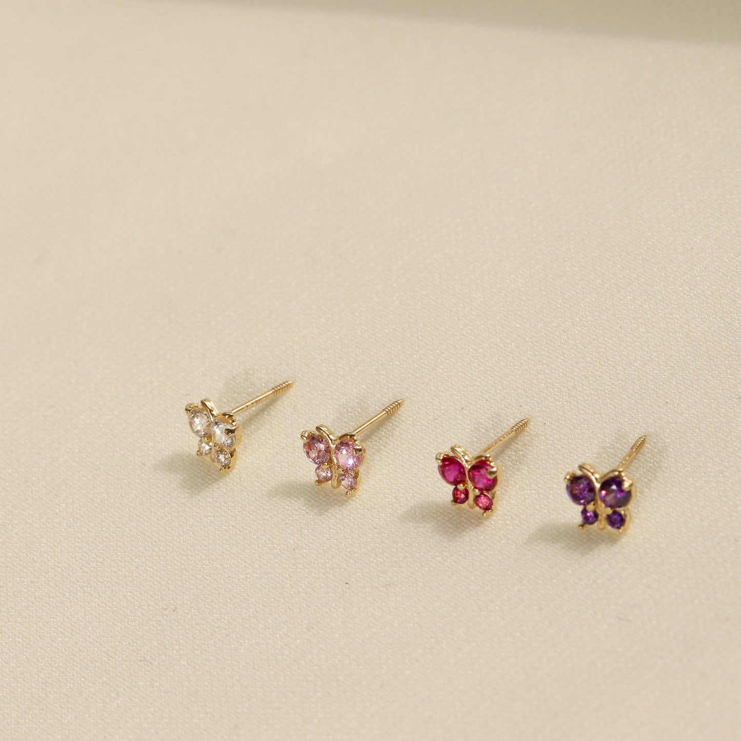 Baby Butterfly Stud Earrings