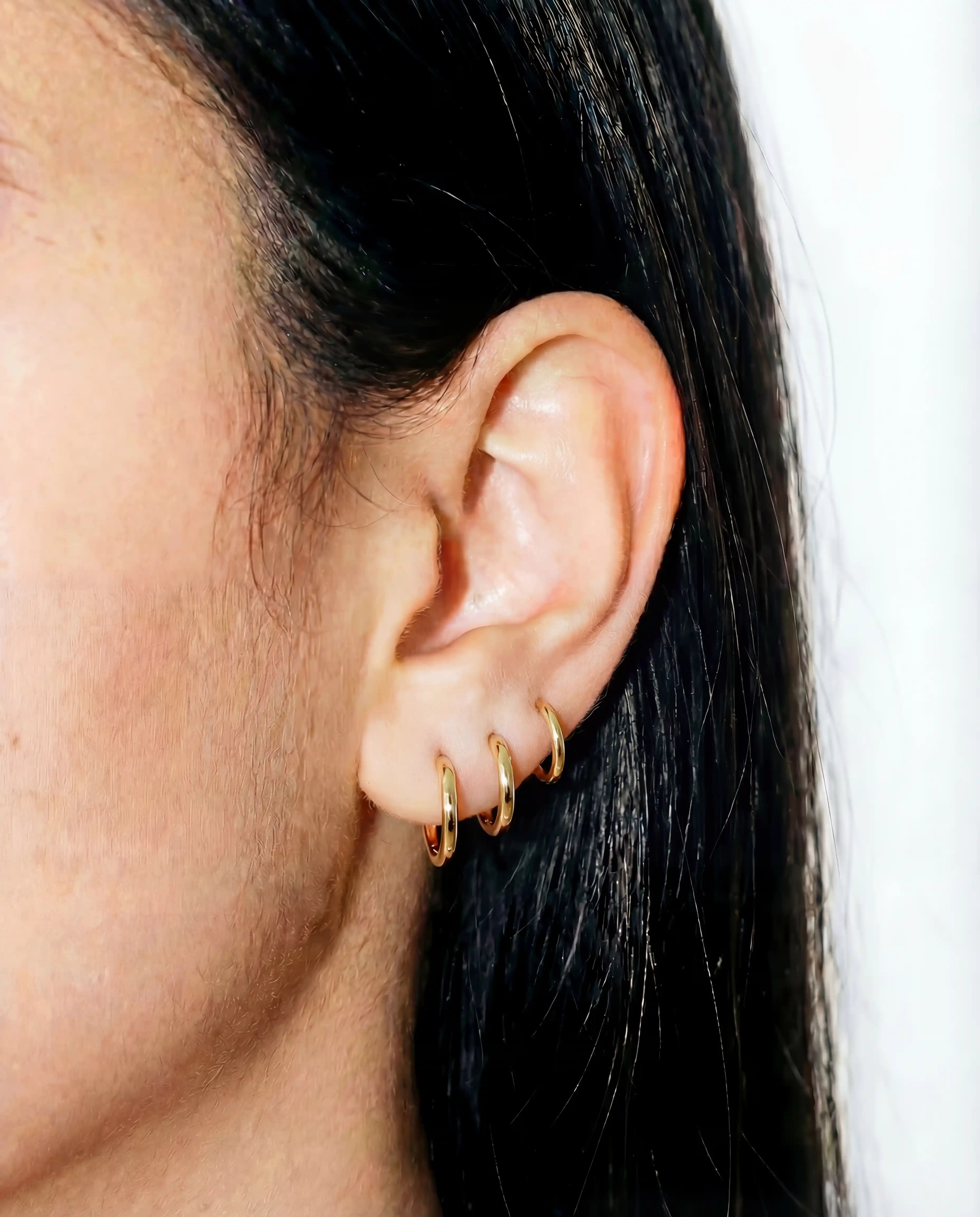 Tiny Huggie Hoop Earrings