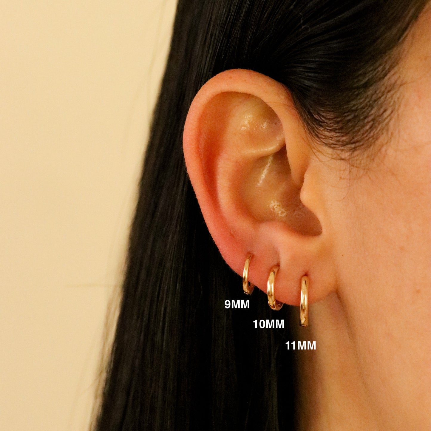 Tiny Huggie Hoop Earrings