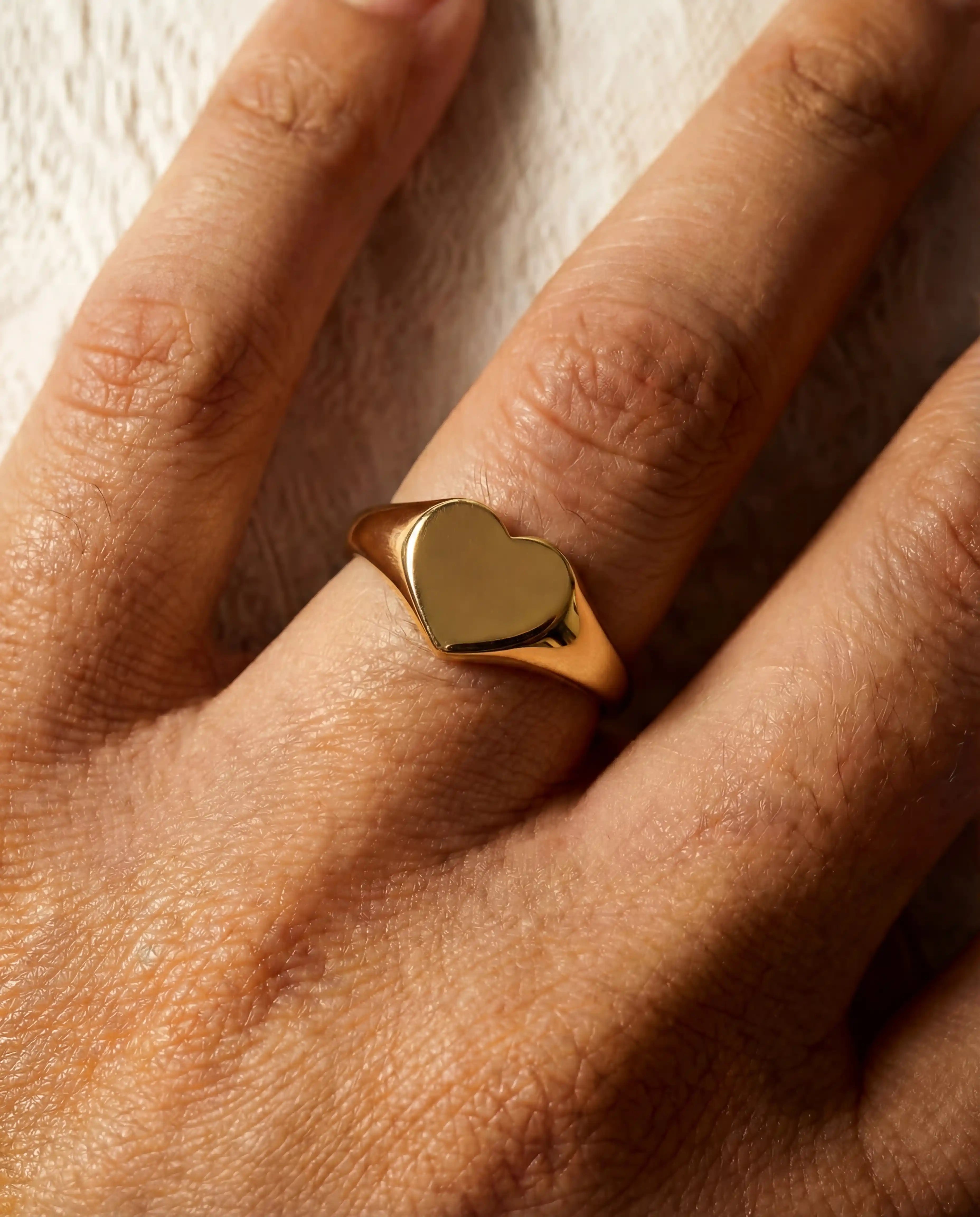 Heart Signet Ring