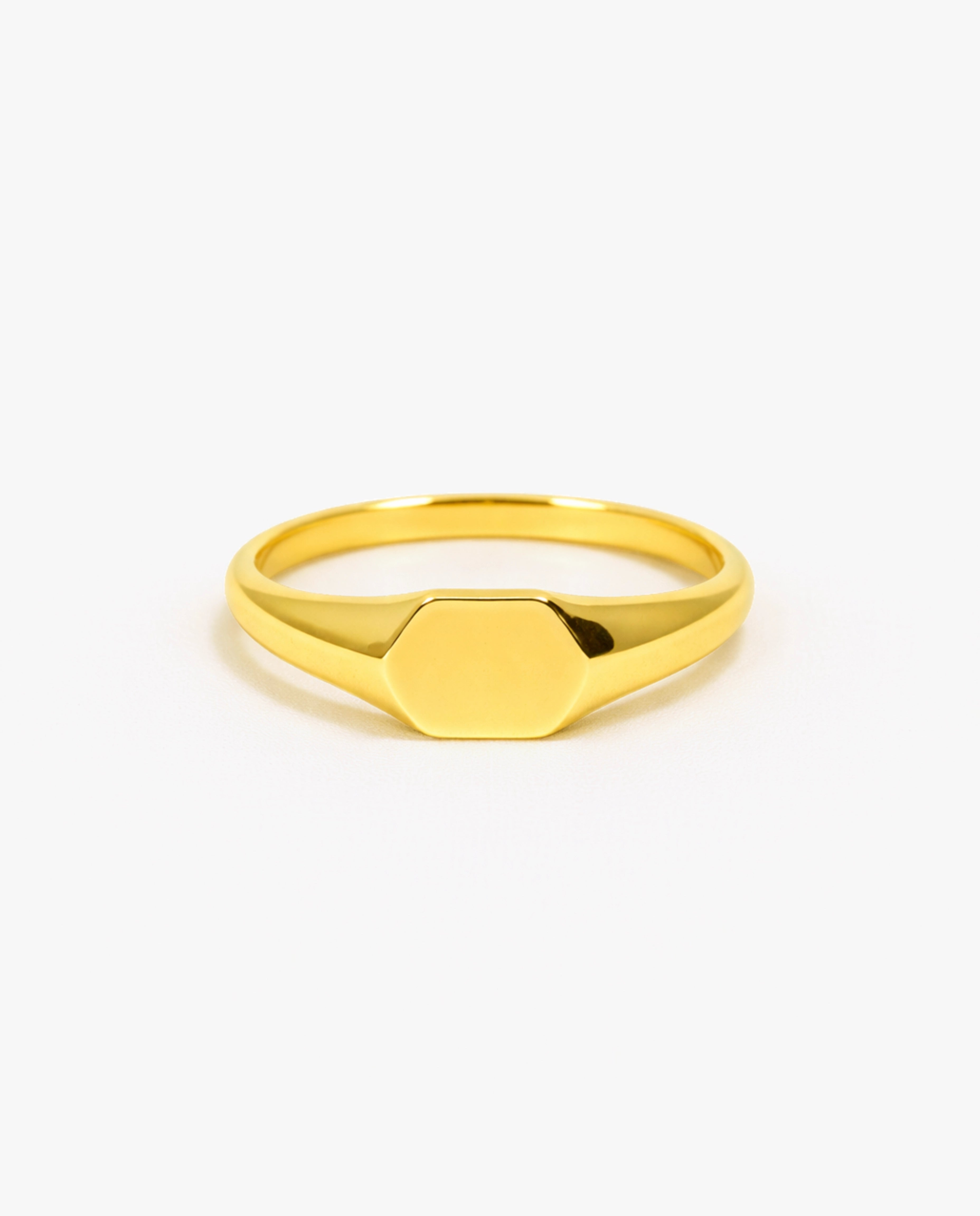 Hexagon Signet Ring