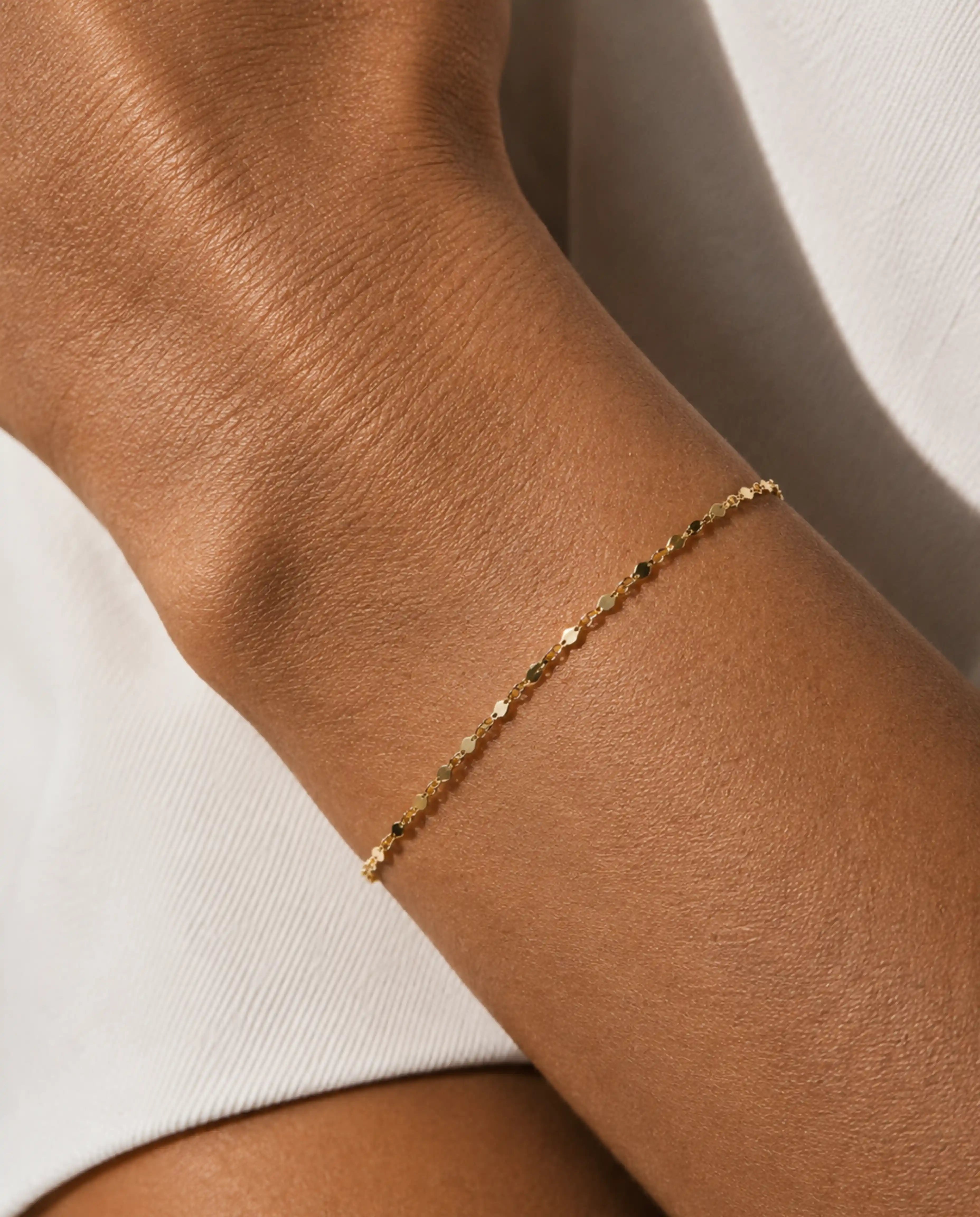 Glitter Chain Bracelet