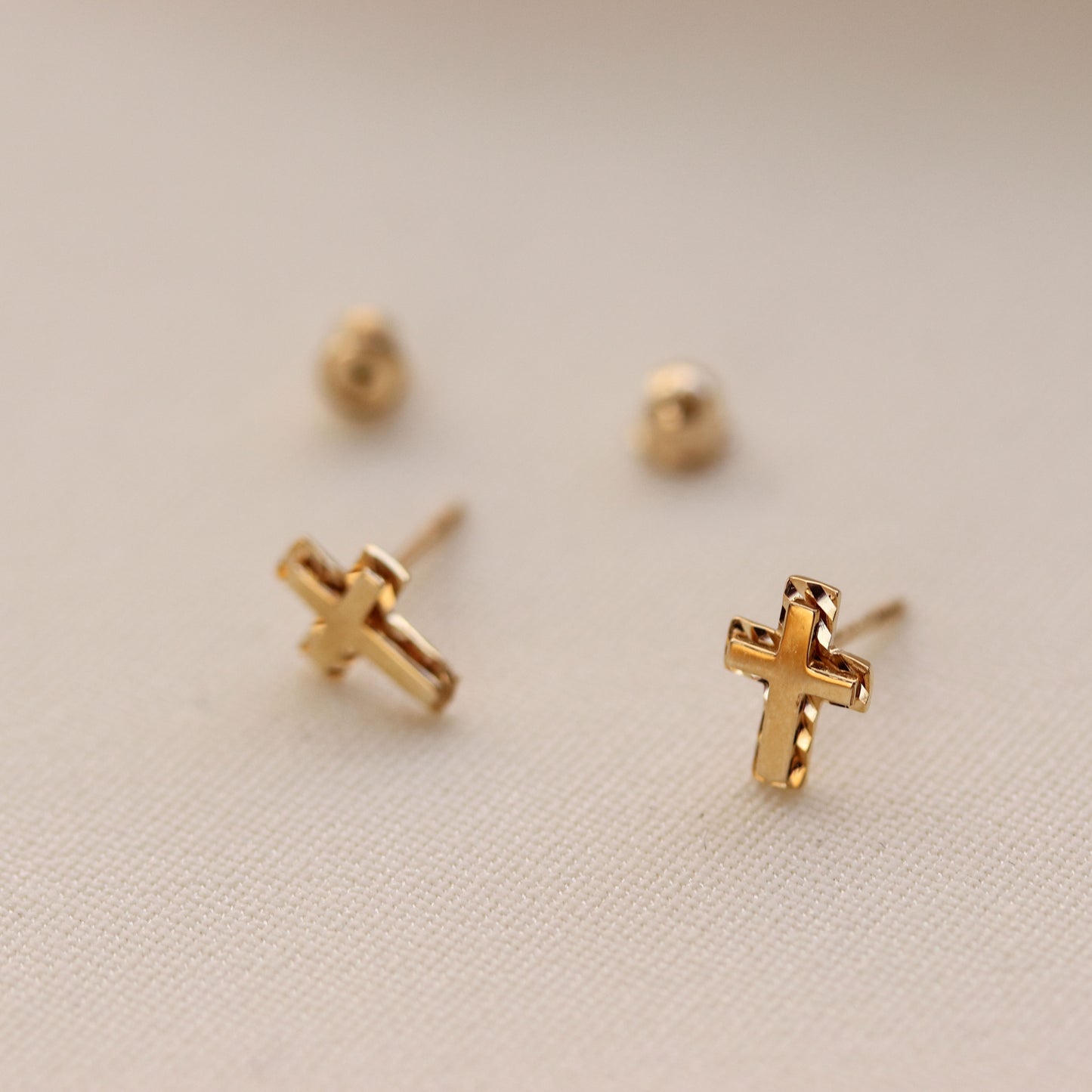 Cross Stud Earrings