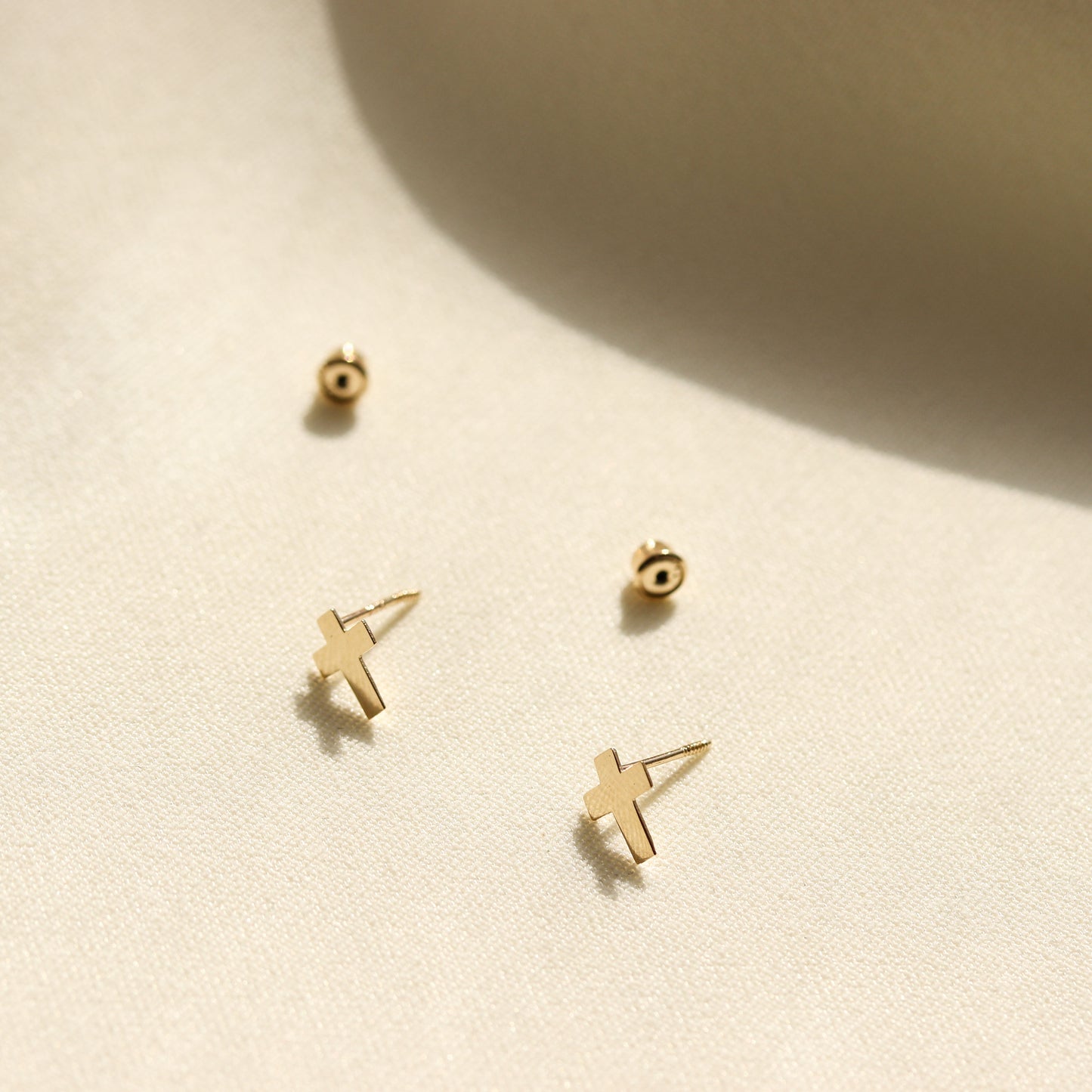 Cross Stud Earrings